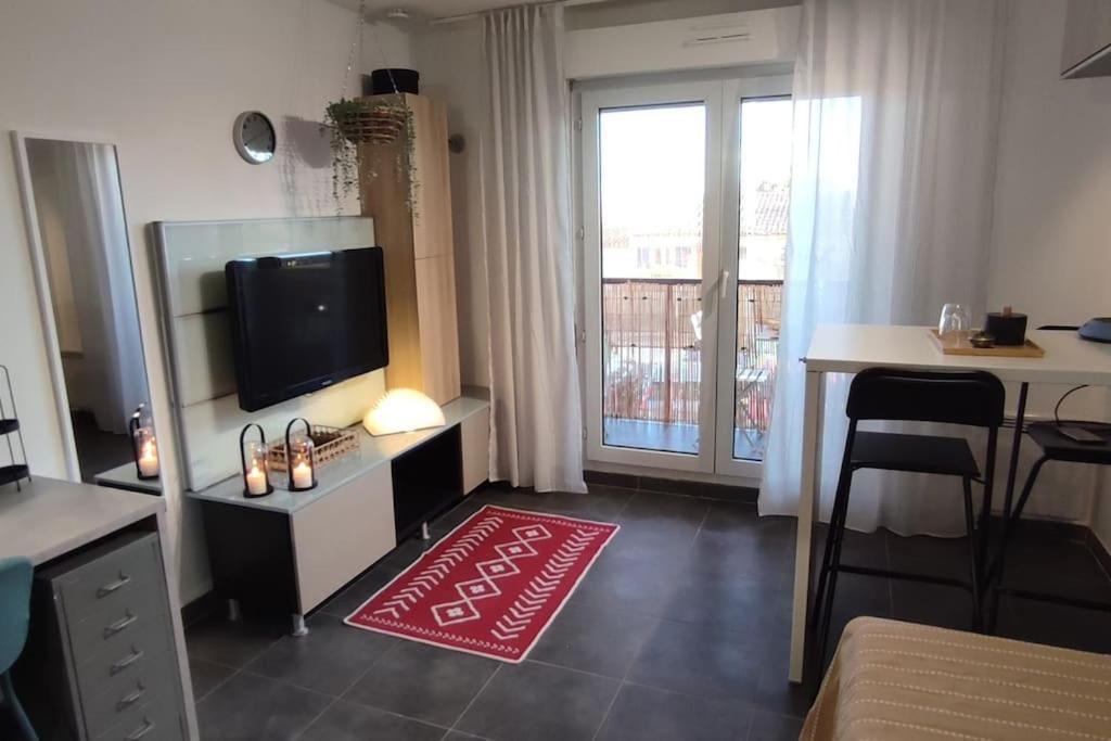 Caducee Studio Climatise Balcon Ensoleille Parking Nord Montpellier Grabels Экстерьер фото
