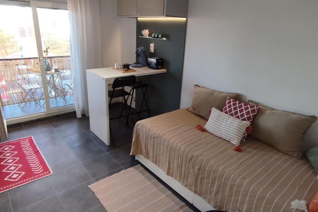 Caducee Studio Climatise Balcon Ensoleille Parking Nord Montpellier Grabels Экстерьер фото